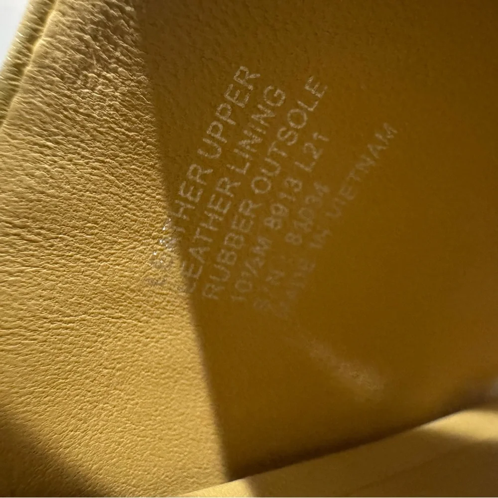 Tory Burch Patos Platform Sandal in Cornbread Yellow Leather Slides
